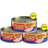Combo 3 hộp Pate Gan Heo Decaf 150gr/hộp