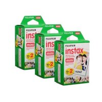 COMBO 3 hộp phim 20pk Film trắng chụp ảnh cho Fujifilm Instax Mini 7s 8 9 70 25 50s