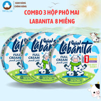 Combo 3 Hộp Phô mai Labanita 8 miếng 120g nhập khẩu Ai Cập