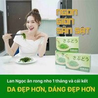 Combo 3 hộp Rong nho Sabudo Nhật bản Tặng kèm sốt mè rang giá sỉ tổng kho Chính hãng