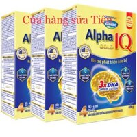 COMBO 3 hộp Sữa bột Dielac Alpha Gold IQ Step 4 - Hộp giấy 400g