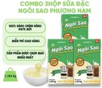 Combo 3 Hộp Sữa Đặc Ngôi Sao Phương Nam Xanh Lá - 1,284kg