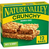 [COMBO 3 HỘP] Thanh Yến Mạch, Mật Ong Nature Valley Oats 'n Honey Crunchy Granola Bars, Hộp 12 Thanh (6 Gói, Hộp 253g)