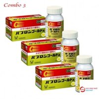 Combo 3 hộp thuốc trị Cảm Cúm Taisho Pabrons (210 viên x 3 hộp) nội địa Nhật Bản