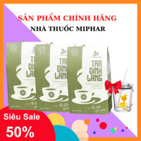 COMBO 3 HỘP Trà Đinh Lăng Thái Hưng - An Thần, Ngủ Ngon, Giảm Stress, Rối Loạn Tiền Đình - 25 túi lọc 125gr / ad.te