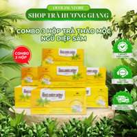 Combo 3 Hộp Trà Thảo Mộc 💥 HÀNG CAO CẤP 💥 Trà Ngũ Diệp Sâm Hỗ Trợ Cân Bằng Cơ Thể Cải Thiện Sức Khoẻ