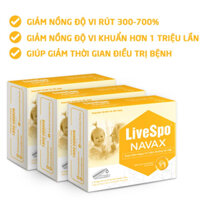 Combo 3 Hộp/15 ống - Nhỏ mũi cho trẻ nhỏ LIVESPO NAVAX KIDS giảm nghẹt mũi  5ml/ống LSP