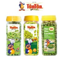 Combo 3 Hũ: Đậu Hòa Lan Wasabi Tân Tân 190g + Đậu Phộng Vị Rau Cải 190g + Đậu Hòa Lan Muối 190g