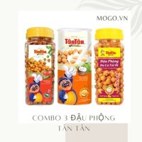 Combo 3 Hủ Đậu phộng Tân Tân: ĐP da cá, ĐP tỏi ớt, ĐP mè