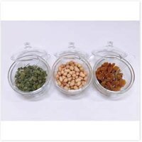 Combo 3 hũ đựng gia vị nhựa có nắp đậy và thìa cao cấp, thiết kế sang trọng – Song Long Plastic