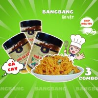 [COMBO 3 HŨ ] Hũ Khô Gà Lá Chanh Chính Hãng FANSIPAN 150g - Ăn Vặt Bang Bang