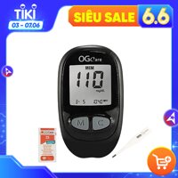 Combo 3 in 1 Siêu Tiết Kiệm Máy Đo Đường Huyết Ogcare  1 Hôp 25 Que Thử  Nhiệt Kế Omron MC 246