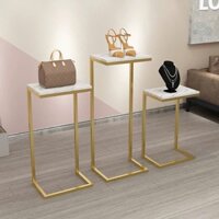 Combo 3 Kệ trưng bày, decor giày dép, túi xách, đồ trang sức, mỹ phẩm, nhiều kích thước.