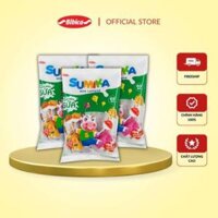 Combo 3 Kẹo Mút Sữa Sumika Mix vị Sữa Cafe - Sữa Dâu - Sữa Cam Bibica 27g