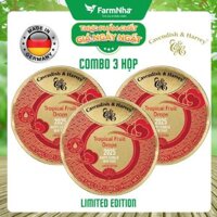 (Combo 3) Kẹo Trái Cây Cavendish & Harvey Vị Tropical Fruit 200g Xuân - Phiên Bản Đặc Biệt Giới Hạn