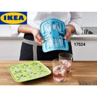 Combo 3 khay đá PLASTIS, khay làm thạch giao màu giẫu nhiên (17524)- IKEA- Ecohome