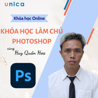 Combo 3 khóa học làm chủ Photoshop cùng Huy Quần Hoa