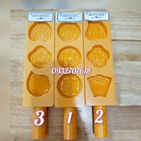 Combo 3 khuôn bánh phục linh ,bánh in,bánh dẻo 50mm VT