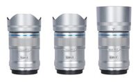 Combo 3 lens AF SIRUI Sniper 23mm+33mm+56mm F1.2 (Silver) for Fuji XF - Chính hãng
