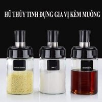 combo 3 Lọ đựng gia vị bằng thủy tinh cao cấp