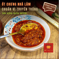 Combo 3 Lọ Ớt Chưng Nhà Làm Vị Truyền Thống Ớt Chưng Ăn Kèm Bún Miến Chuẩn Vị | Cung Hỷ Phát Tài