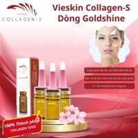 Combo 3 Lọ Tinh Chất Vieskin Collagen S-Goldshine Căng Bóng Đều Màu Da, Ngăn Ngừa Lão Hóa Da, Collagen Tươi Chăm Sóc Da