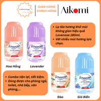 Combo 3 Lọ tỏa hương Lovenose 180ml khử mùi, làm thơm phòng