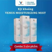 Combo 3 lọ xịt khoáng dịu nhẹ dành cho mọi loại da Venus Moisturizing Mist
