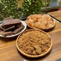 [Combo 3 Loại Đường Mía] Đường Phèn Đường Mía Thô(Đường Phên) Đường Cát sản xuất thủ công hoàn toàn từ Mía nguyên chất