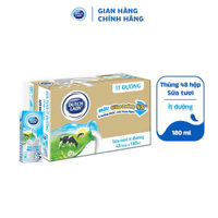 [Combo 3 lốc] Sữa tươi Dutch Lady CGHL 180ml