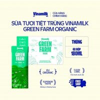 Combo 3 Lốc Sữa Tươi Tiệt Trùng Vinamilk Green Farm Organic 180ml