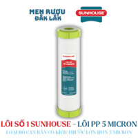 COMBO 3 LÕI LỌC NƯỚC SỐ 123 SUNHOUSE LẮP VỪA CỐC LỌC THÔ 10 INCH MÁY LỌC