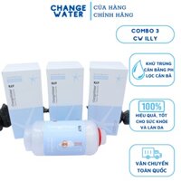 Combo 3 lõi lọc vòi sen 💧 SIÊU ƯU ĐÃI 💧 Lõi lọc vòi sen ILLY Hàn Quốc khử khuẩn, loại bỏ các cặn bã, kim loại nặng
