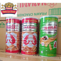 Combo 3 Lon Snack Tôm Thái Hanami 110g/lon, Bim Bim Được Yêu Thích Nhất Thái Lan