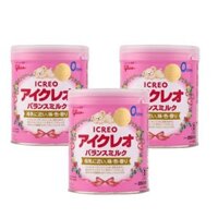 Combo 3 lon SPDD công thức Glico Icreo Balance Milk số 0 hộp 320g (date 06/2024)