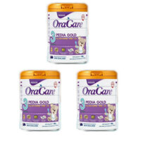 Combo 3 lon Sữa công thức Oracare Pediasure lon 900g - Tặng 4 hũ yến
