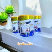 [Combo 3 lon] Sữa Wincofood Goldcare Canxi hương vani lon 850g, Mẫu mới