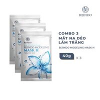 Combo 3 Mặt Nạ Dẻo Cấp Ẩm BIJINDO Modeling Mask H Hyaluronic Acid 40g
