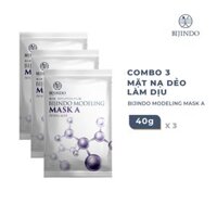 Combo 3 Mặt Nạ Dẻo Làm Dịu Da BIJINDO Modeling Mask A Amino Acid 40g