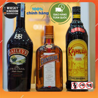 Combo 3 món KAHLUA, COINTREAU, BAILEYS làm cocktail B52 huyền thoại