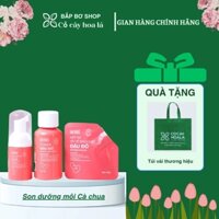 Combo 3 món mini skincare Đậu Đỏ dành cho da nhạy cảm, mẹ bầu, bé đang độ tuổi dậy thì