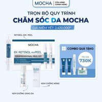 [COMBO 3 MÓN] Peel Da Retinol Mocha + Kem Dưỡng Phục Hồi + Kem Chống Nắng Giúp Tái Tạo Và Bảo Vệ Da Hiệu Quả