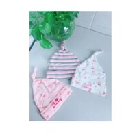 Combo 3 nón trùm đầu cho bé yêu hàng mom care chất thun cotton mềm thoáng mát