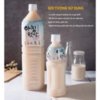 Combo 3 Nước gạo Hàn Quốc Woongjin chai 1,5l