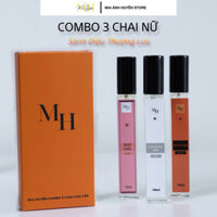 COMBO 3 Nước Hoa Nữ Tiệc Tùng Sành Điệu [ Bad Girl  & Trap Girl Sexy Love & Rắn Trắng ] 10ml Cosmetic Perfume
