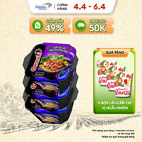 Combo 3 Omachi Lẩu Tự Sôi Bắp Bò Riêu Cua 276g (Mẫu Bao Bì Giao Ngẫu Nhiên)