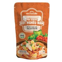 Combo 3 Phở Konjac Xốt Nghêu Nấm Excook 350g - Phở Tươi Thượng Hạng Ăn Liền, Ít Calorie, Giàu Chất Xơ, Không Chất Bảo Quản
