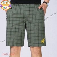 COMBO 3 QUẦN  100K, Quần Short Quần Đùi Nam Hình Con Nai ,,,khóa kéo 2 bêm túi ,Vải Co giản Nhẹ