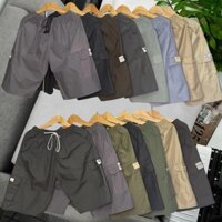combo 3 quần Kaki Nam túi hộp lưng thun co giãn chất vải mềm thấm hút from rộng (5 túi Có khóa kéo) .