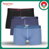 [Combo 3] Quần lót boxer nam cotton Freeman 6516